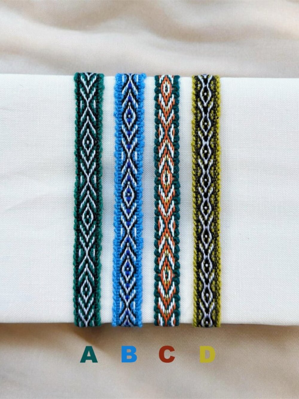 Handwoven Boho Woven Bracelet, Earth Tones, Summer Beach Bracelet Stack Traveler